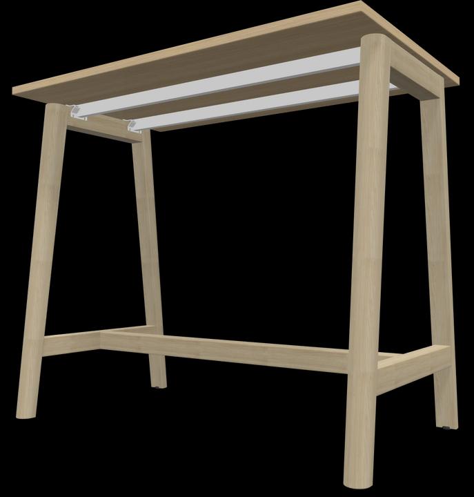 Actual product image Narbutas Nova Wood high table (120 x 70 x 105 cm)