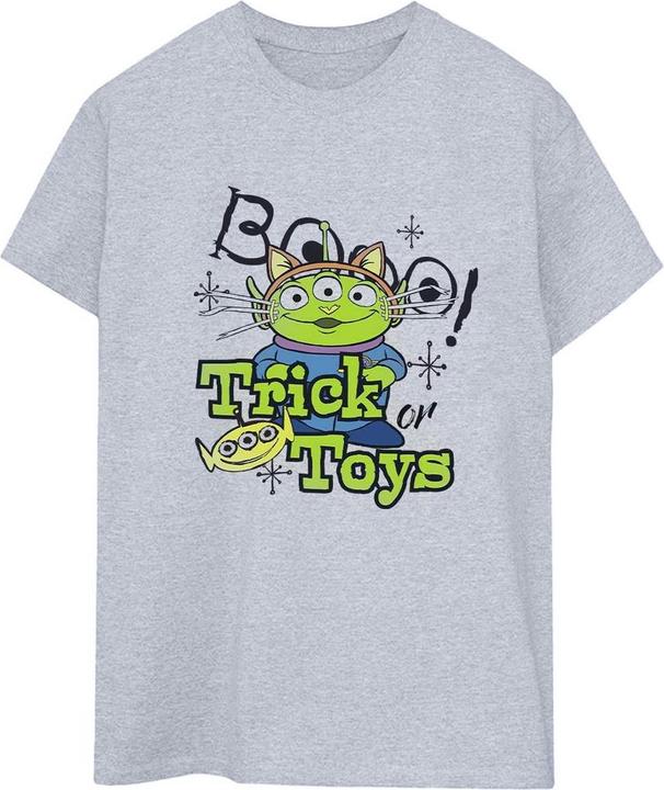 Actual product image Toy Story Womens/Ladies Trick Or Toys Alien Boyfriend Halloween T-Shirt (L)