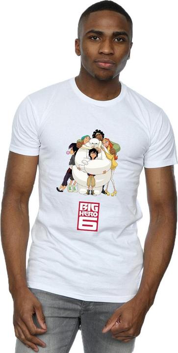 Actual product image Disney Mens Big Hero 6 Baymax Hug T-Shirt (3XL)