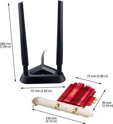 Actual product image ASUS Pce-Ac56 (PCI-E x1)
