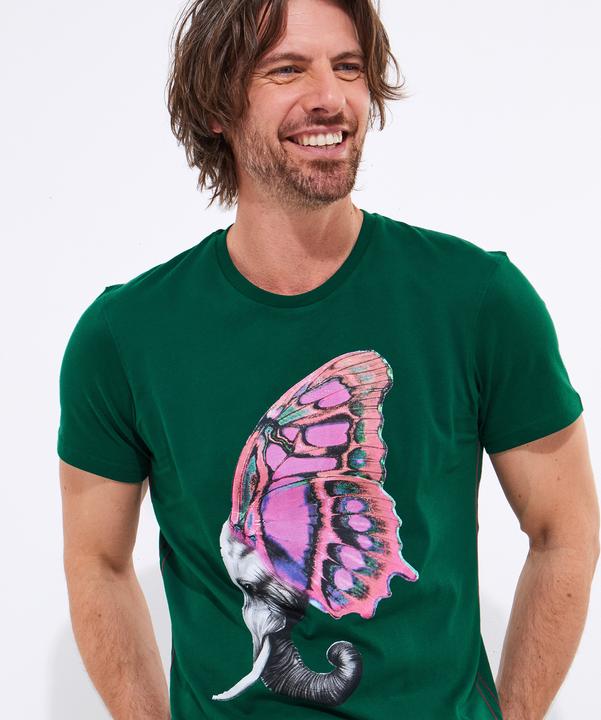 Actual product image Joe Browns Elephant & Butterfly Graphic T-Shirt (M)