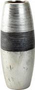Actual product image IKO Vase round "silver / anthracite" h = 29.5cm d = 11 (1 x)