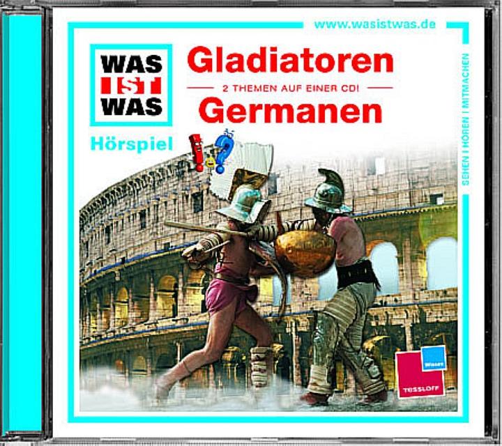 Produktbild Tessloff WAS IST WAS Hörspiel: Gladiatoren/ Germanen (MatthiasFalk, Deutsch)