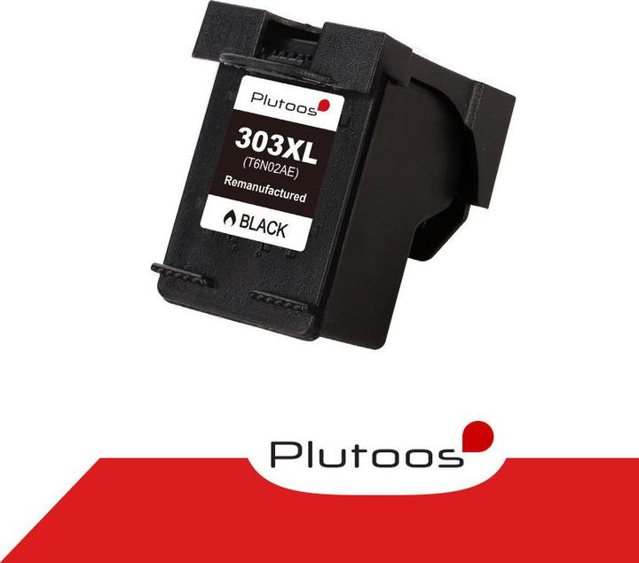 Produktbild Plutoos HP 303 XL Patrone XXL kompatibel, Black T6N02AE (BK)