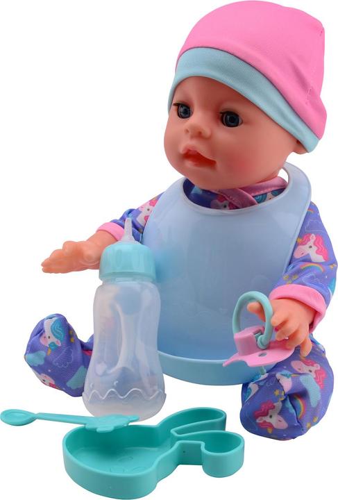 Baby Rose Bébé poupée Drink and Pee, 30 cm