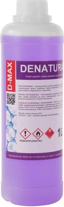 Produktbild Gsg24 Denatured alcohol denatured alcohol D-MAX 1L