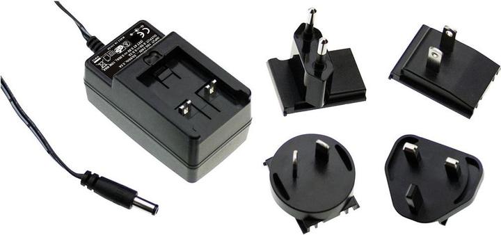 Actual product image MeanWell Power Supply,Plug Top,12V,2A,24W