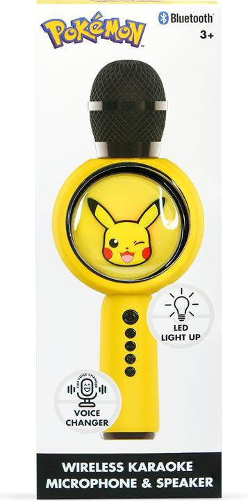 Immagine prodotto OTL Microfono LED Pokemon Pikachu PopSing