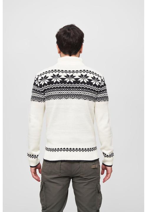 Produktbild Brandit Norwegian Strickjacke Grösse 3XL Farbe Weiss (3XL)