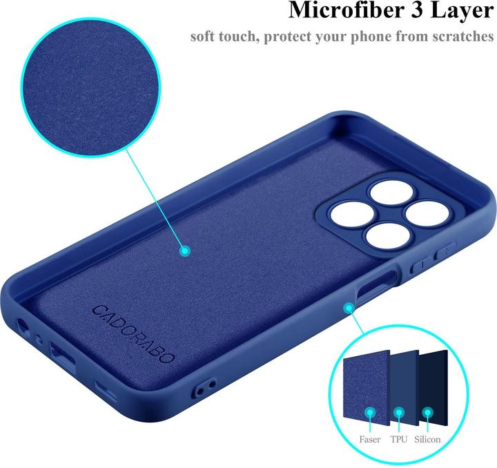 Immagine prodotto Cadorabo Custodia per Honor x8a in TPU con design in silicone a protezione dai liquidi (Honor X8a)