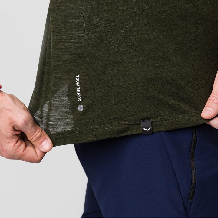 Actual product image Salewa Eagle Minilogo Merino T-Shirt (46)