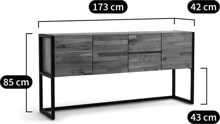 Image du produit La Redoute Interieurs Hiba (173 x 42 x 84 cm)