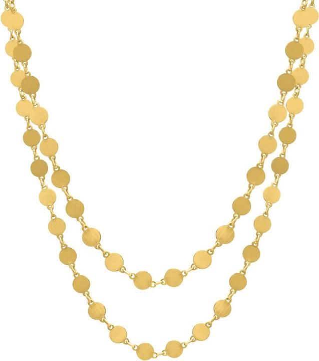 Immagine prodotto Candy Collana Maya, argento 925, placcata oro (Argento 925, Placcato oro 18k, 77 - 80 cm)