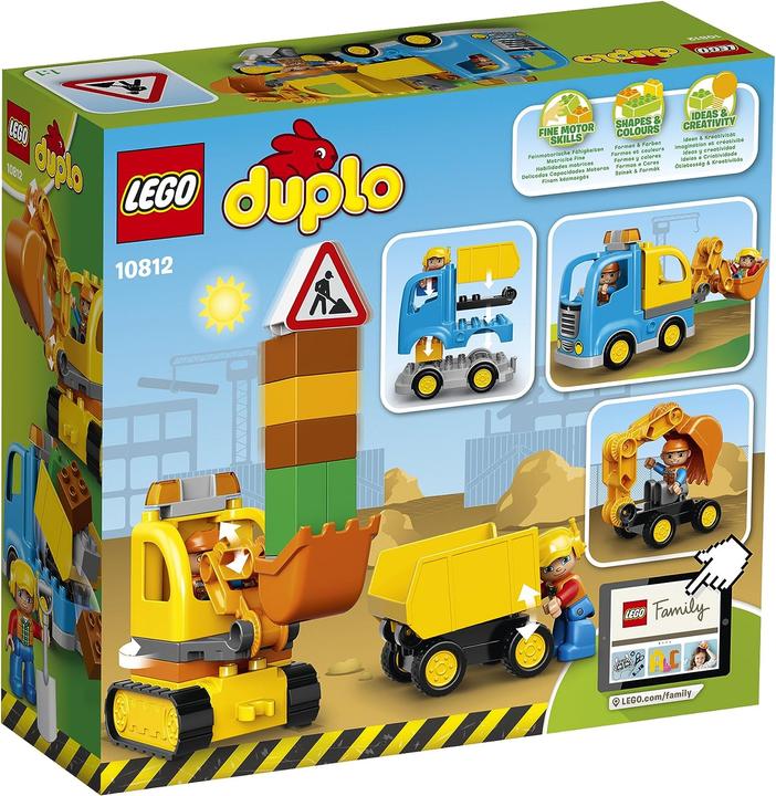 Actual product image LEGO excavator truck (10812)