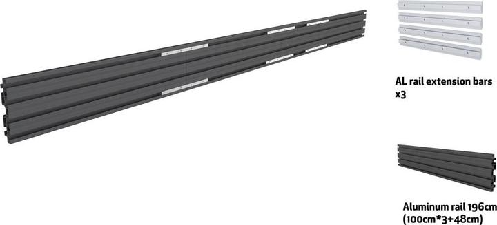 Image du produit Multibrackets Profilé en aluminium, système modulaire Pro, noir