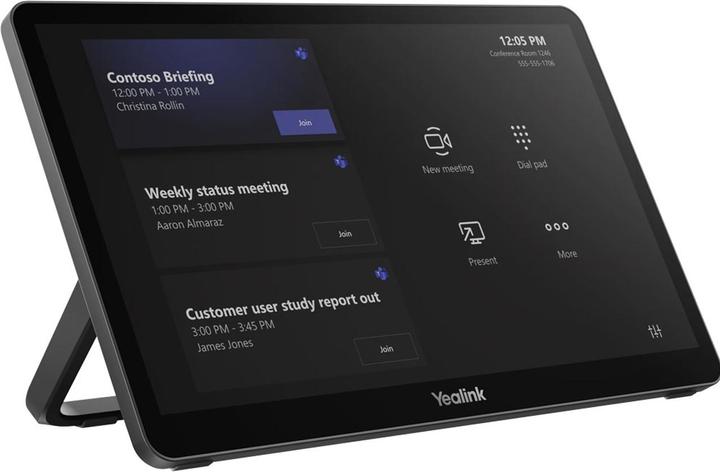 Actual product image Yealink MSFT - VC Room System RoomPanel-Plus Black