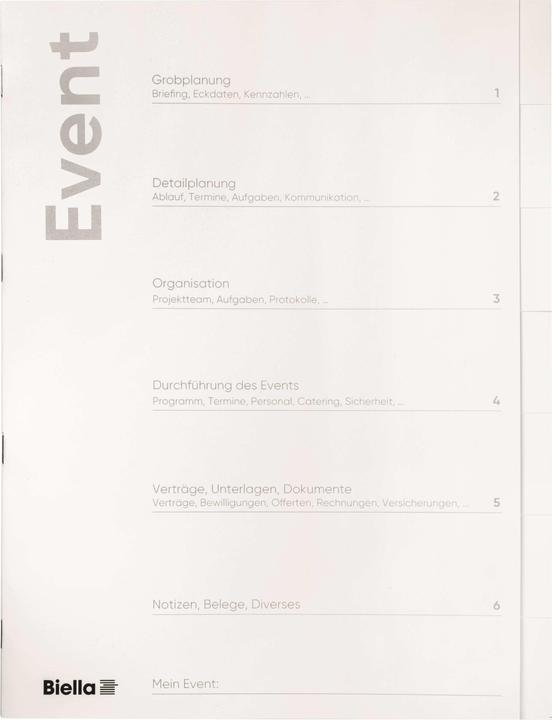 Produktbild Biella Eventmappe (A4, 1 x)