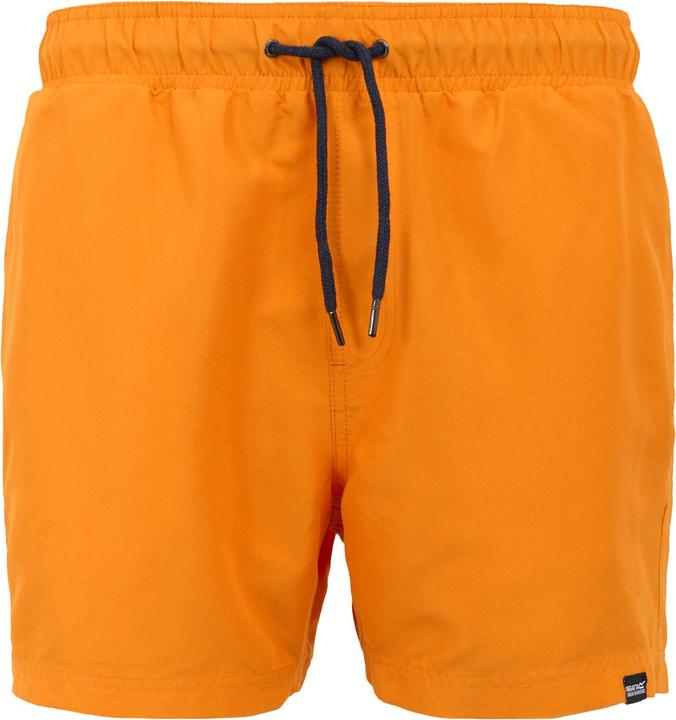 Marineblau, Brandschopf Orange