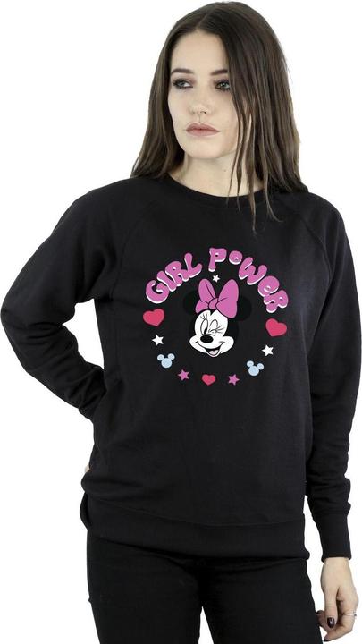 Actual product image Disney Womens/Ladies Minnie Mouse Girl Power Sweatshirt (L)