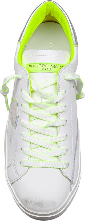 Actual product image Philippe Model prsx leather sneakers color white/yellow (42)