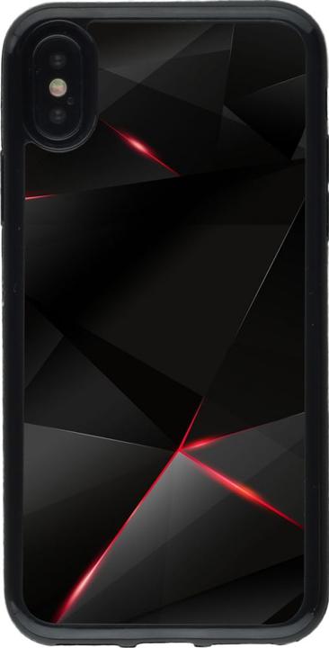 Produktbild PhoneLook Hülle Gummi schwarz Black Red Lines (Apple iPhone XS, Apple iPhone X)