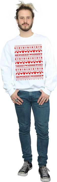 Produktbild Disney Mickey And Minnie Christmas Fair Isle Sweatshirt (XXL)