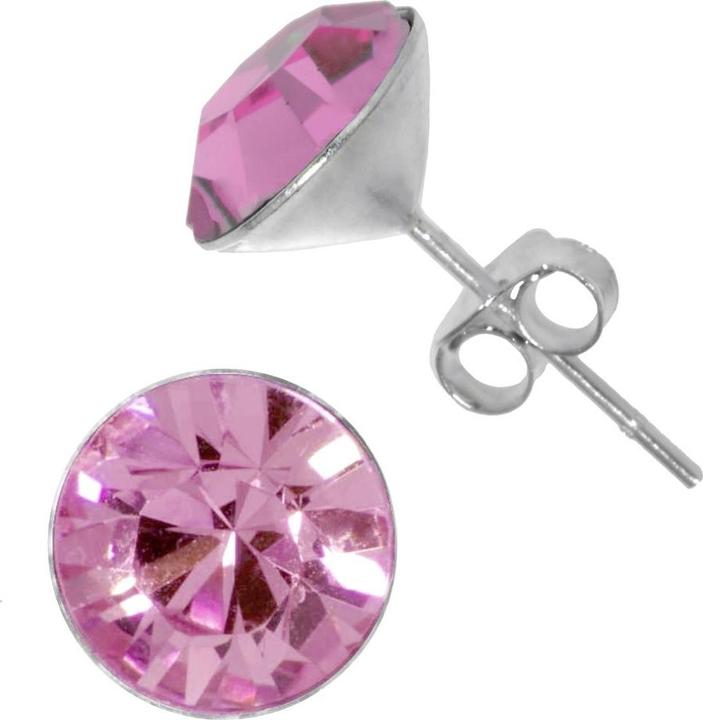 Bijouteria Ohrstecker (Silber 925, Kristall)