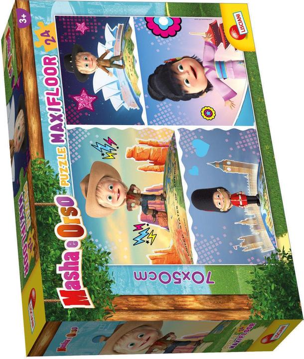 Actual product image Lisciani Maxi floor 24 elements Masha and the Bear (24 pieces)