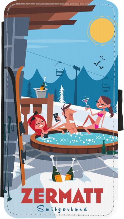 Immagine prodotto PhoneLook Cover Portafoglio nero Zermatt Mountain Jacuzzi (Apple iPhone XS, Apple iPhone X)