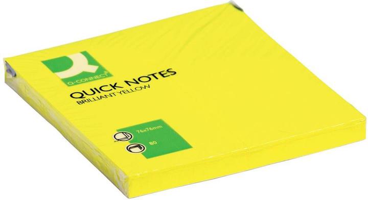 Q-Connect Haftnotizblock neon 76 x 76 m (76 x 76 mm)