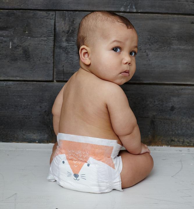 Actual product image Kit & Kin Nappies (Size 3, Pack, 34 Piece)