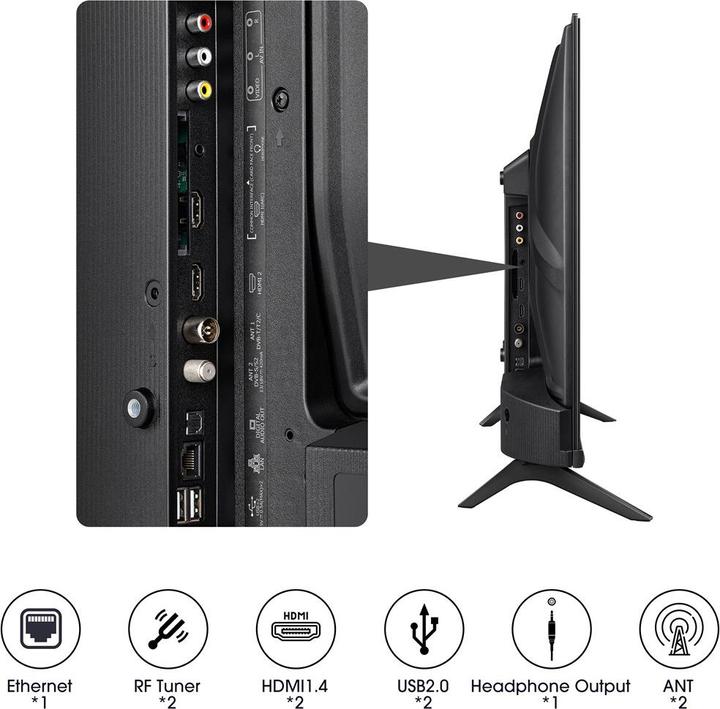 Produktbild Hisense TV 40A4K (40", LED, Full HD, 2022)
