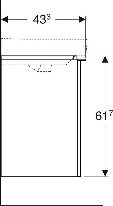 Produktbild Geberit 500.365.JL.1 (53.5 x 43.5 x 62 cm)