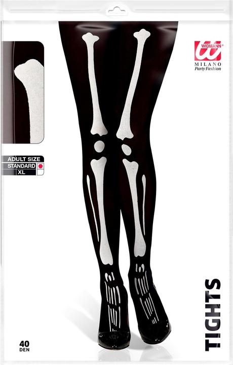Produktbild Widmann Skelett Strumpfhose