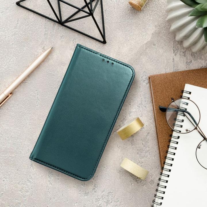 Image du produit OEM Book case SMART MAGNETO Book case for SAMSUNG A56 dark green (Oppo A56)