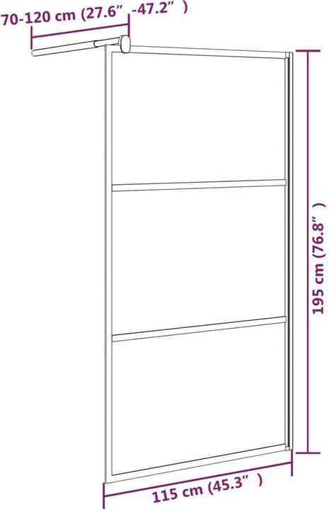 Produktbild VidaXL Sofia (115 cm, 115 cm, 195 cm)