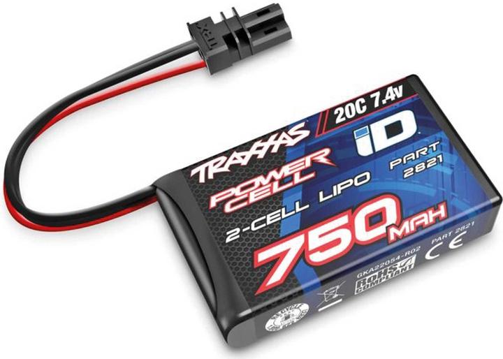 Actual product image Traxxas LiPo battery (7.40 V, 750 mAh)