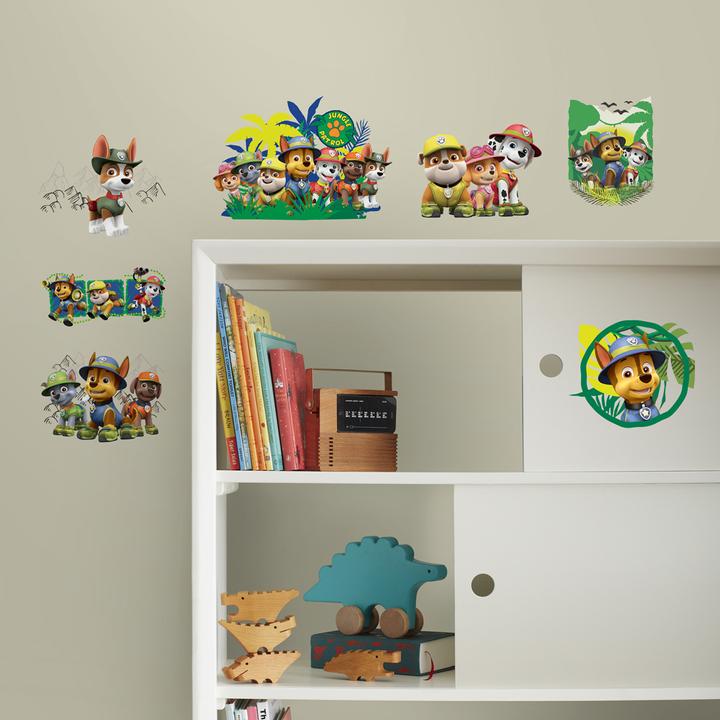 Actual product image Paw Patrol - Jungle Peel And Stick Wall Decals