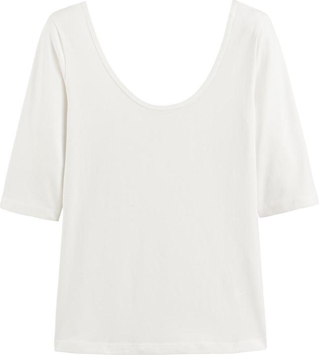La Redoute Collections T-Shirt mit Ballerina-Ausschnitt (S)