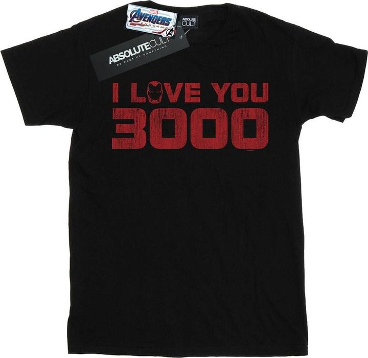 Avengers Endgame I Love You 3000 Distressed TShirt (S)