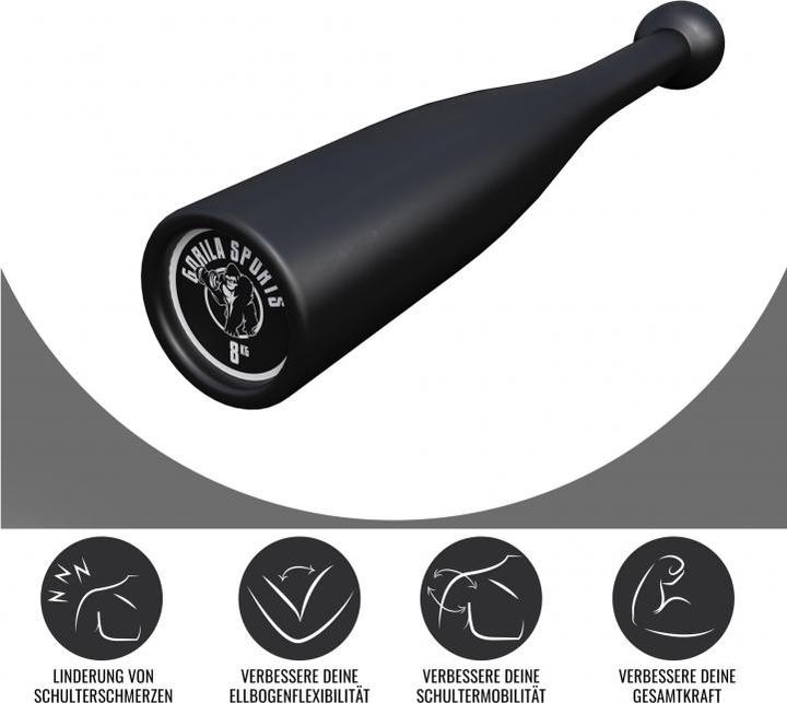 Immagine prodotto Gorilla Sports Clubbells indiani (1 x 8 kg)