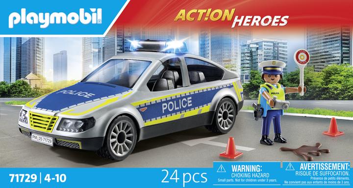 Produktbild Playmobil Polizei Streifenwagen (71729, Playmobil Action Heroes)