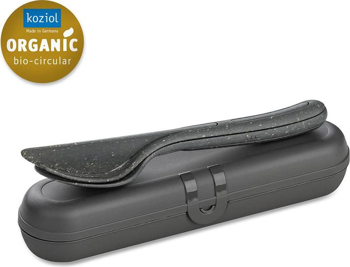 Immagine prodotto Koziol Set di posate KLIKK READY 7070701 grigio cenere (3 Pezzo/i, Set di posate)