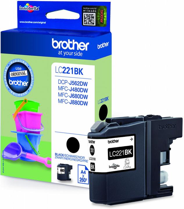 Actual product image Brother Lc-221bk (FC)