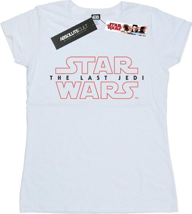 Actual product image Star Wars Womens/Ladies The Last Jedi Logo Cotton T-Shirt (S)