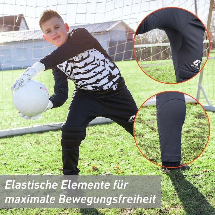 Immagine prodotto Catch & Keep Pantaloni da portiere per bambini adulti Pantaloni da portiere Pantaloni da portiere Pantaloni da (140)
