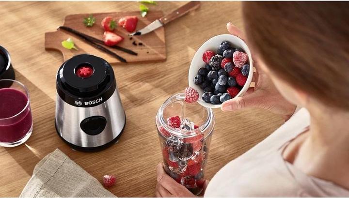 Actual product image Bosch Hausgeräte MMB2111M VitaPower Blender, 450 W, Stainless Steel (450 W)