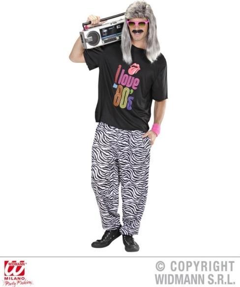 Actual product image Widmann Zebra Pants 80s (M/L)