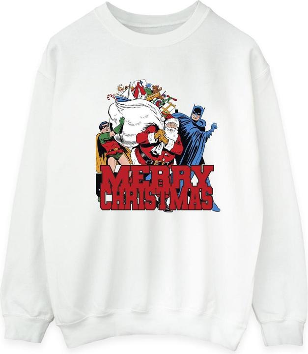 Batman Frohe Weihnachten Comic Sweatshirt aus Baumwolle