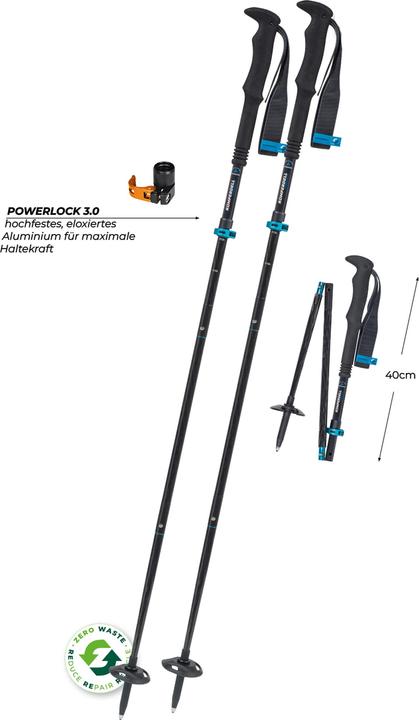 Actual product image Komperdell FX Lite Carbon Vario Approach Compact (105 - 125 cm)